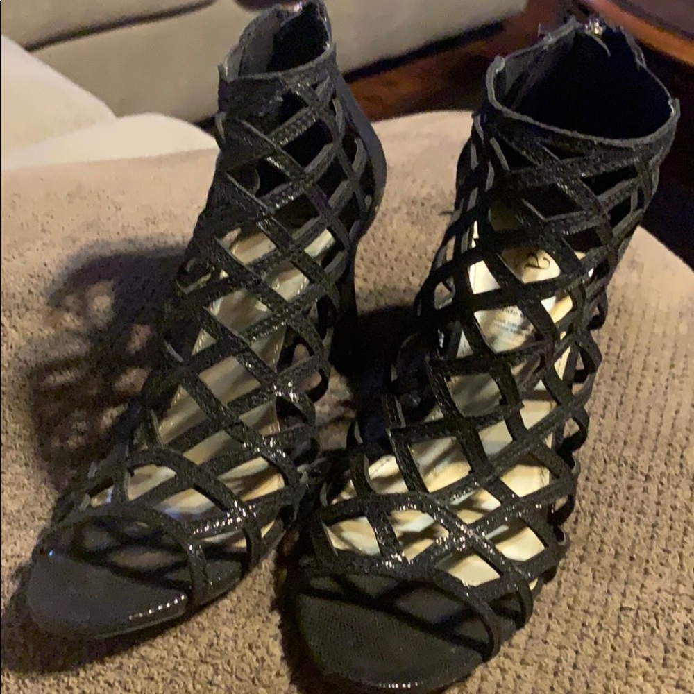 A. N. A. Black heels